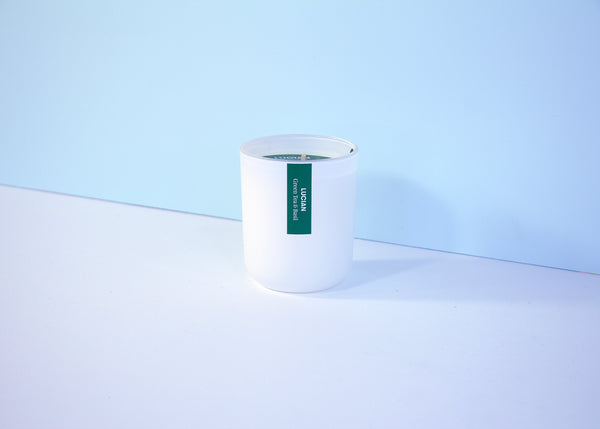 Excuse Me, Green Tea - Glass Candle