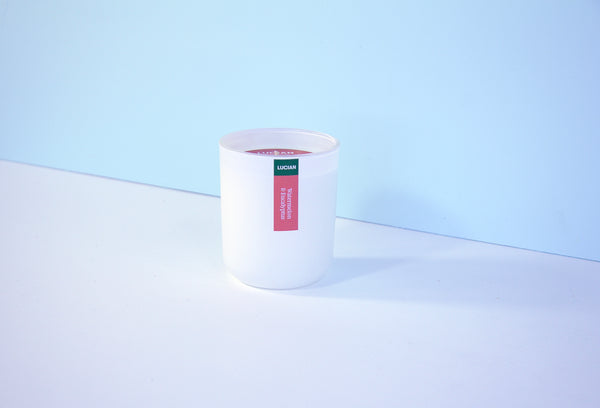 Watermelon & Eucalyptus Glass Candle