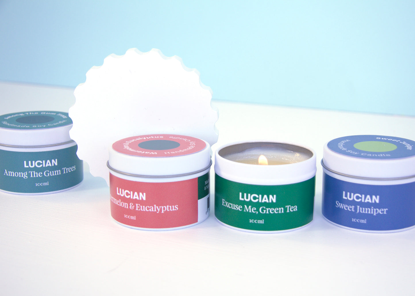 Travel Tin Candles — 4 pack