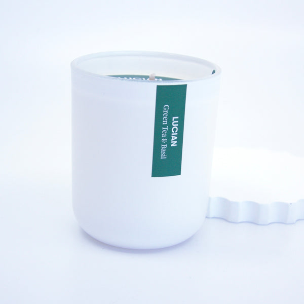 Excuse Me, Green Tea - Glass Candle