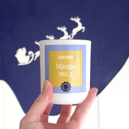 Mango No.5- Glass Candle - Limited Edition