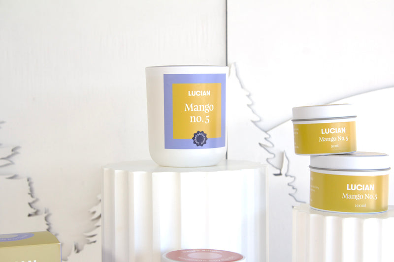 Mango No.5- Glass Candle - Limited Edition