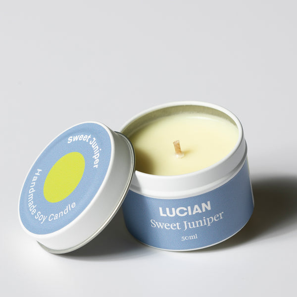 Sweet Juniper Travel Tin Candle
